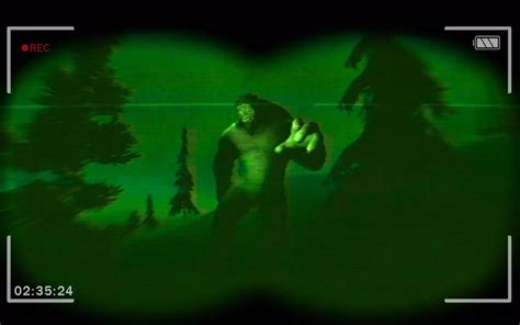 Bigfoot Yeti Winter Hunt .